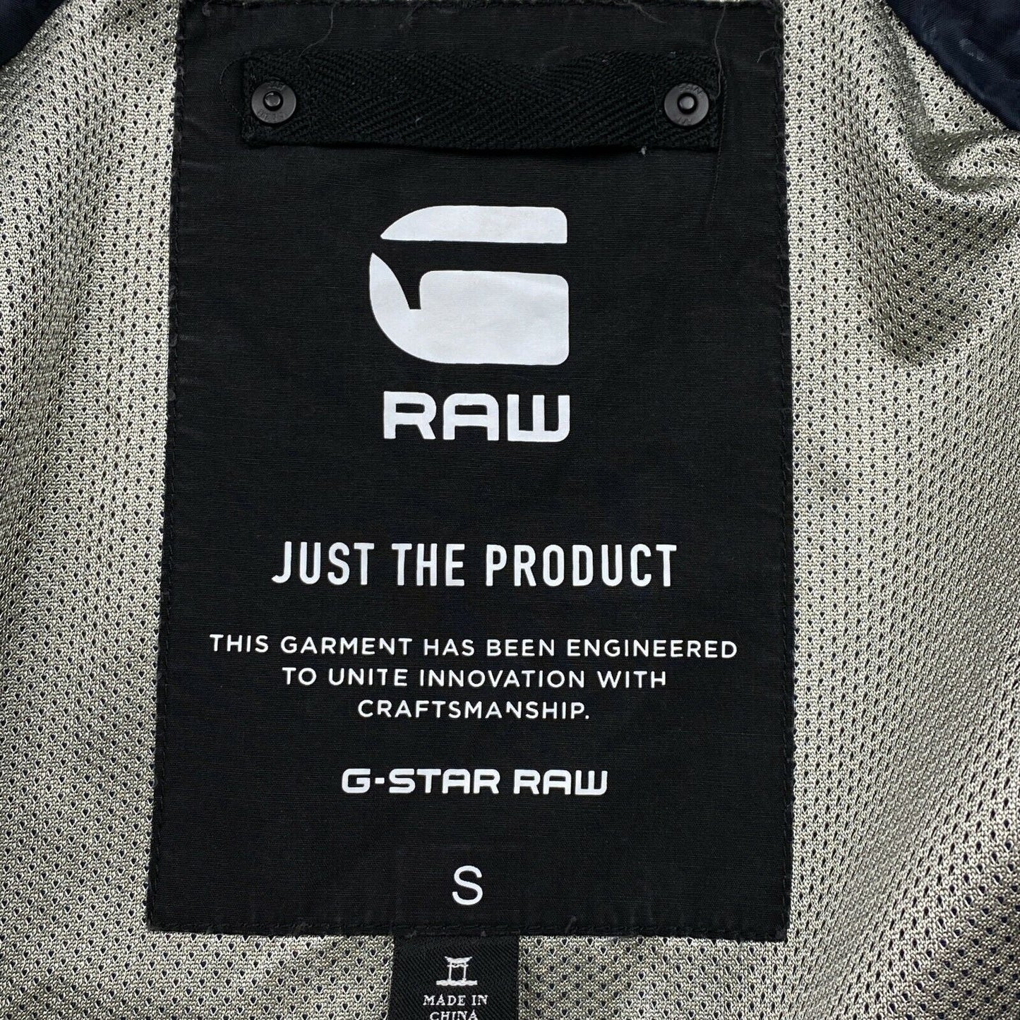 G-STAR RAW ATTACC GP Navy Blue Jacket Size S