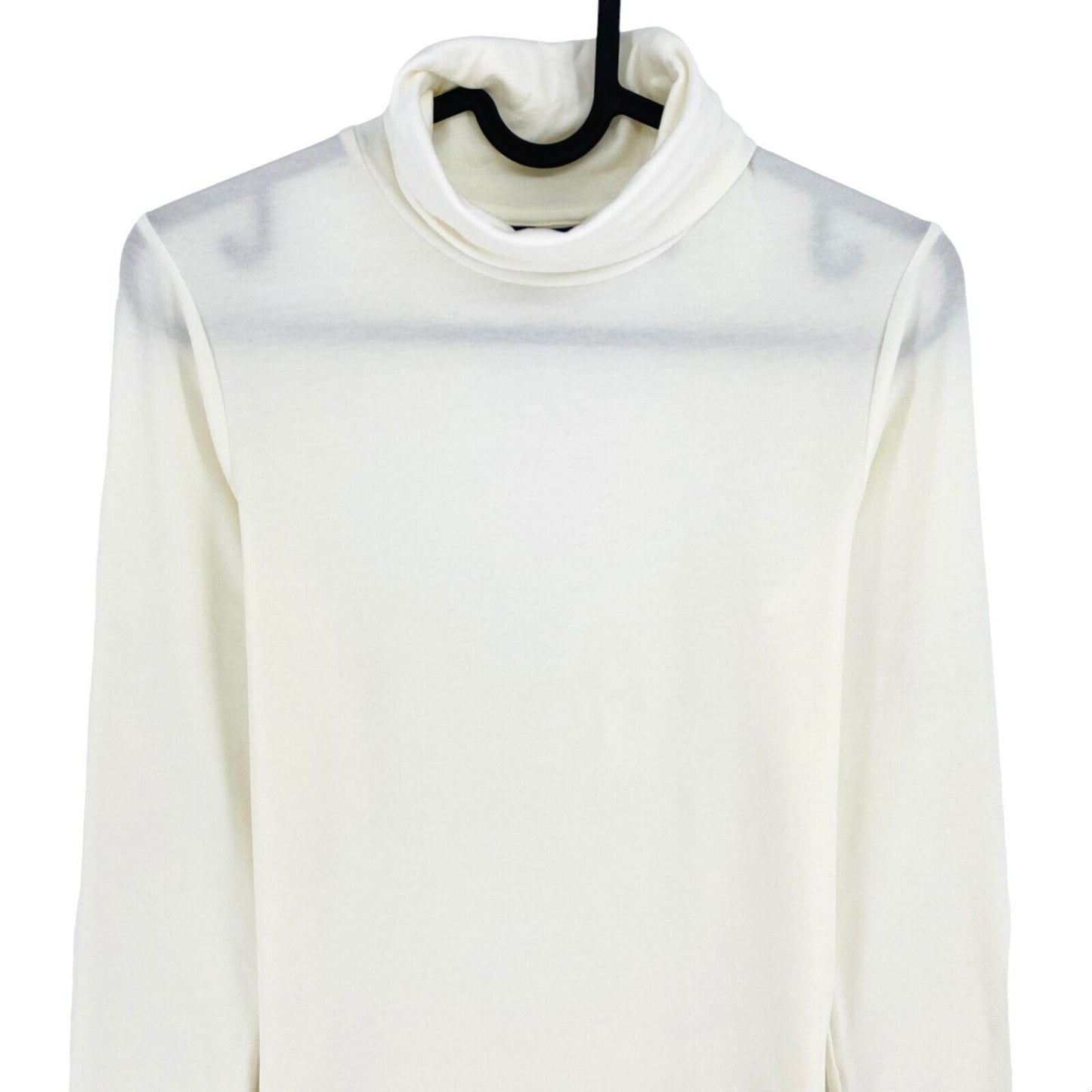 GANT White Jersey Roll Neck Long Sleeves T Shirt Size XS