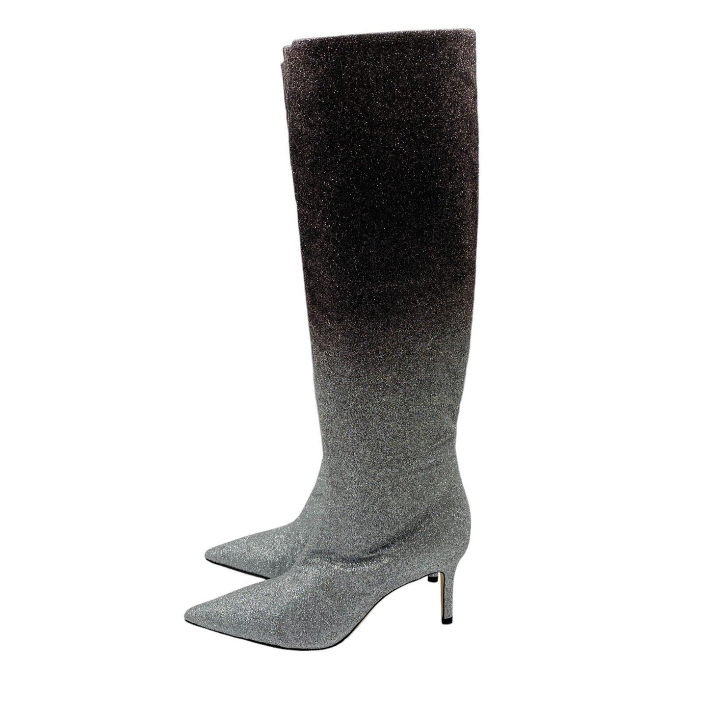 ARTEANA Grey High Heel Knee High Boots Size EU 35 UK 2 US 5