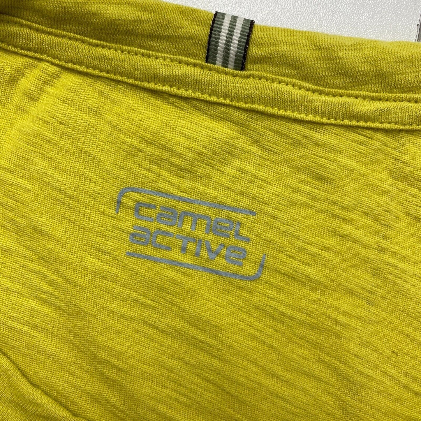 Camel Active Yellow Crew Neck Short Sleeves T Shirt Size L