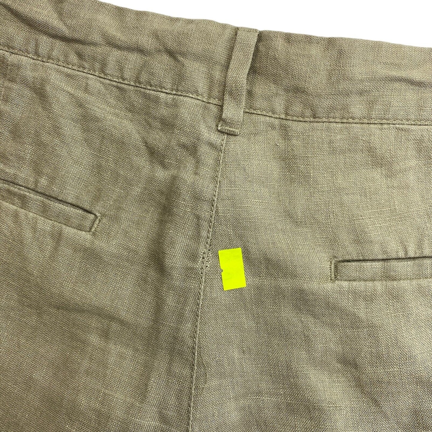 GANT Short chino décontracté en lin vert Taille L XL 2XL