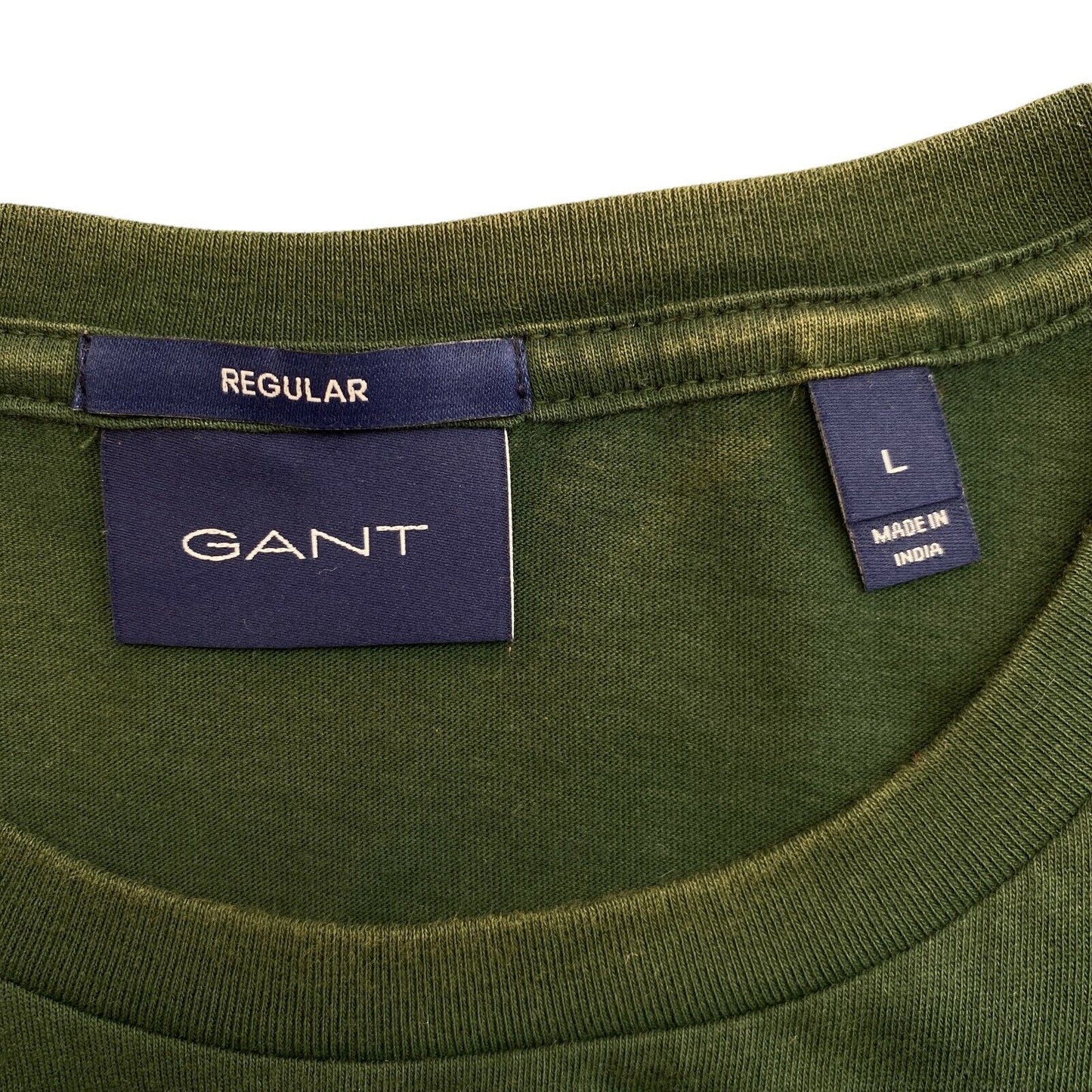 GANT Green Original Crew Neck T Shirt Size L