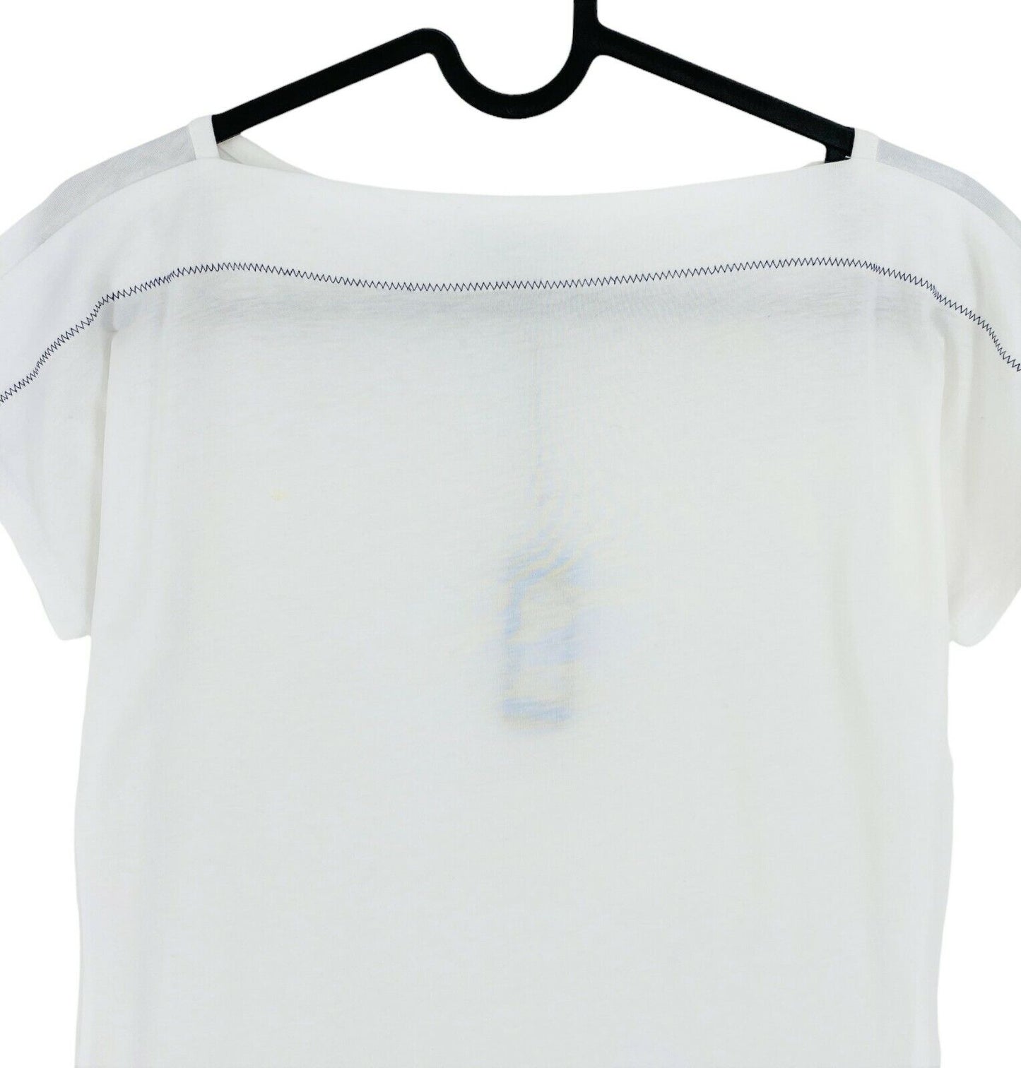 NAUTICA T-shirt blanc à manches courtes et col rond Taille 2XS