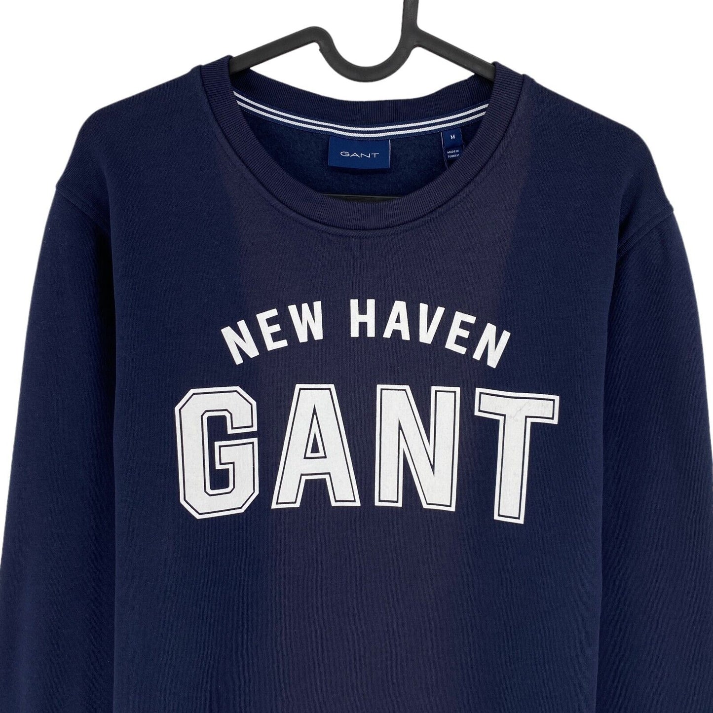 GANT Navy Blue Logo Crew Neck Jumper Sweater Size M