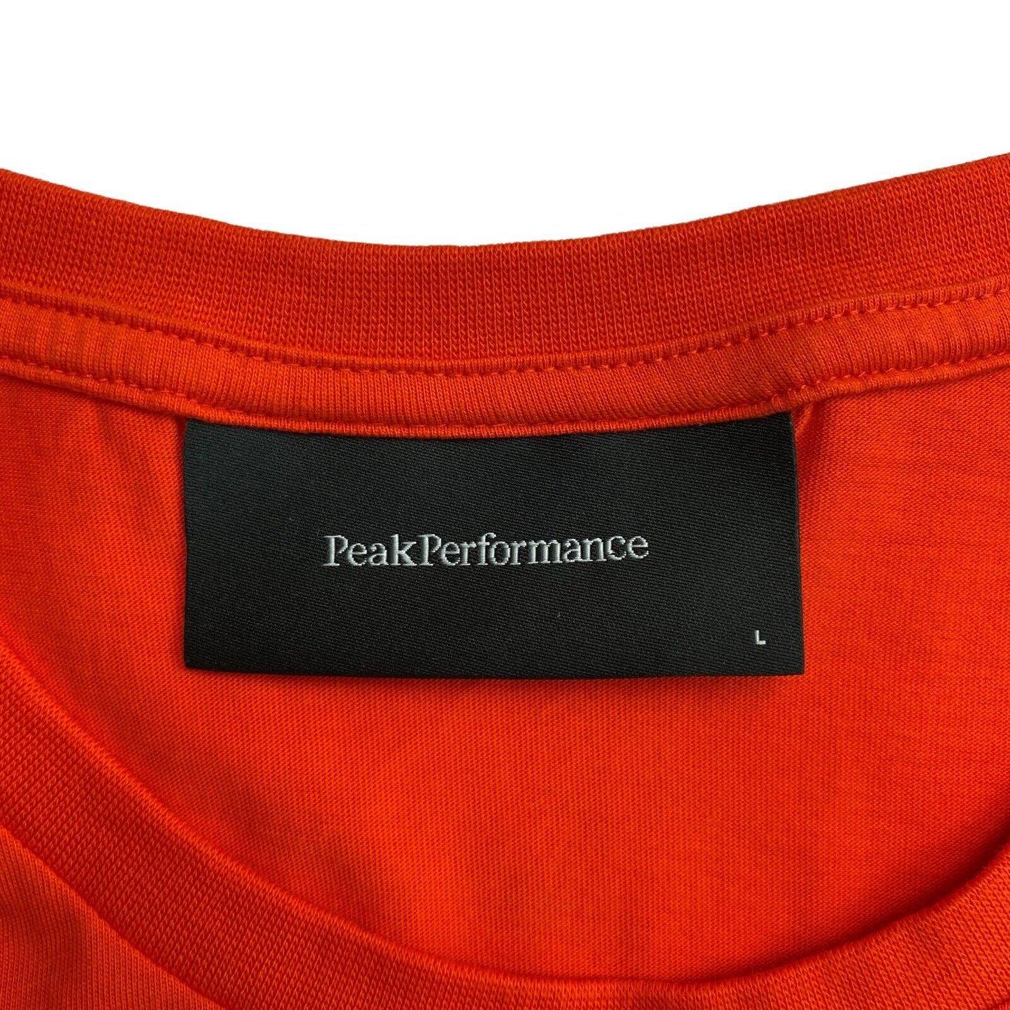 Peak Performance Orange Ground Crew Neck Tee T-Shirt Size L