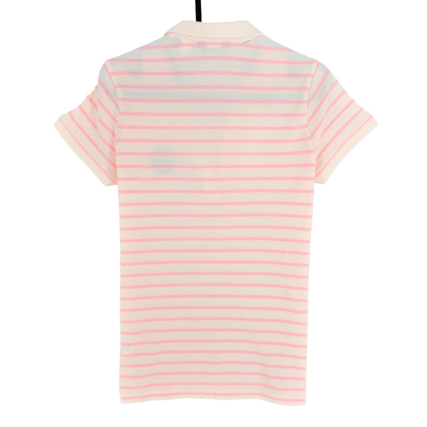 GANT Pink Striped Pique Polo Shirt Size S