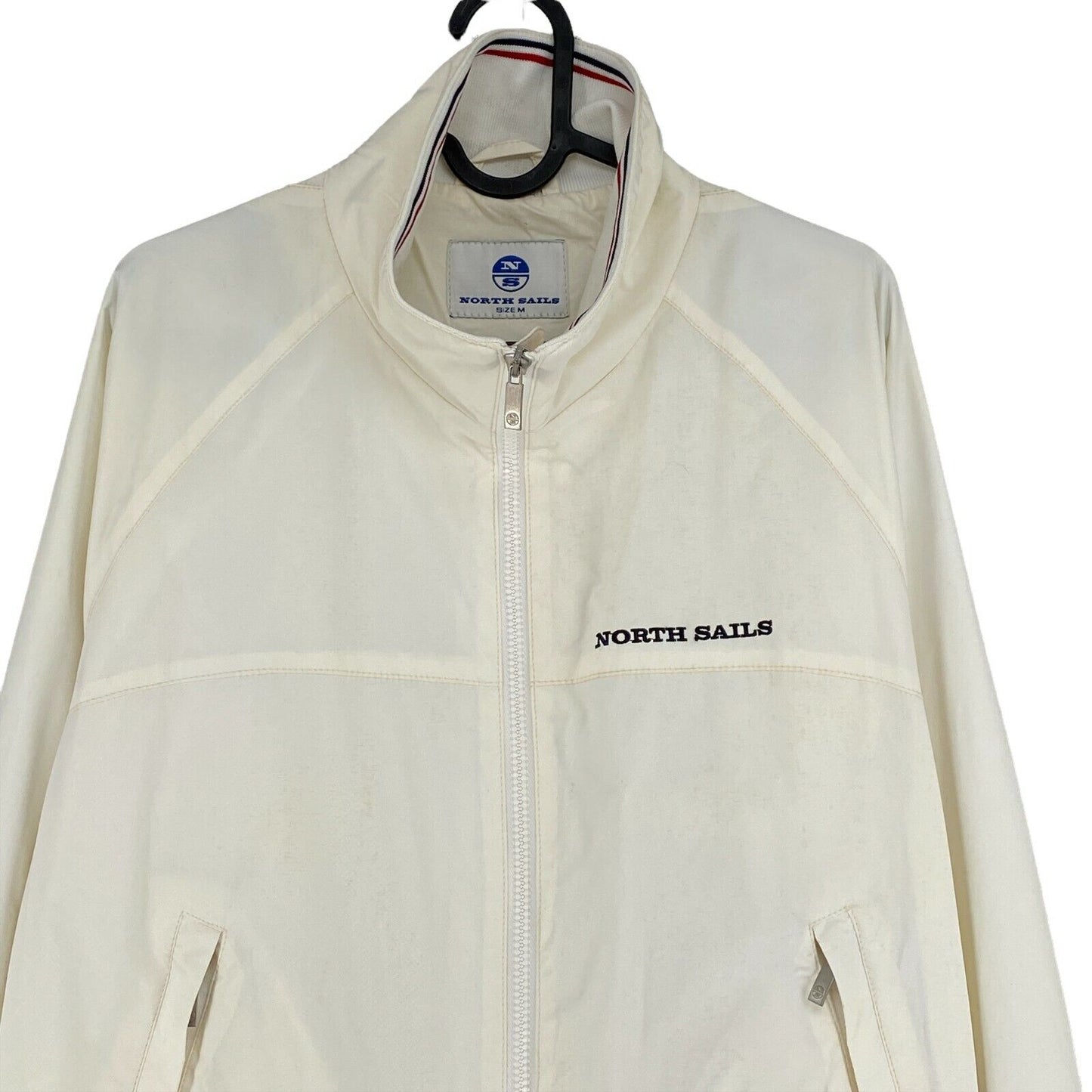 NORTH SAILS Cream White Track Jacket Size M