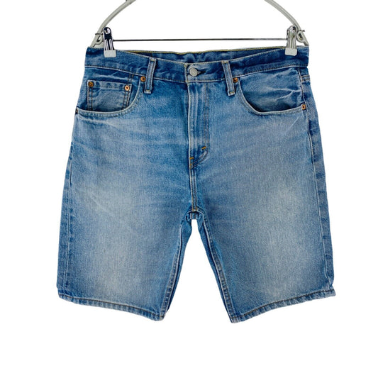 Levi's 502 Mens Blue Tapered Fit Denim Shorts Size W33