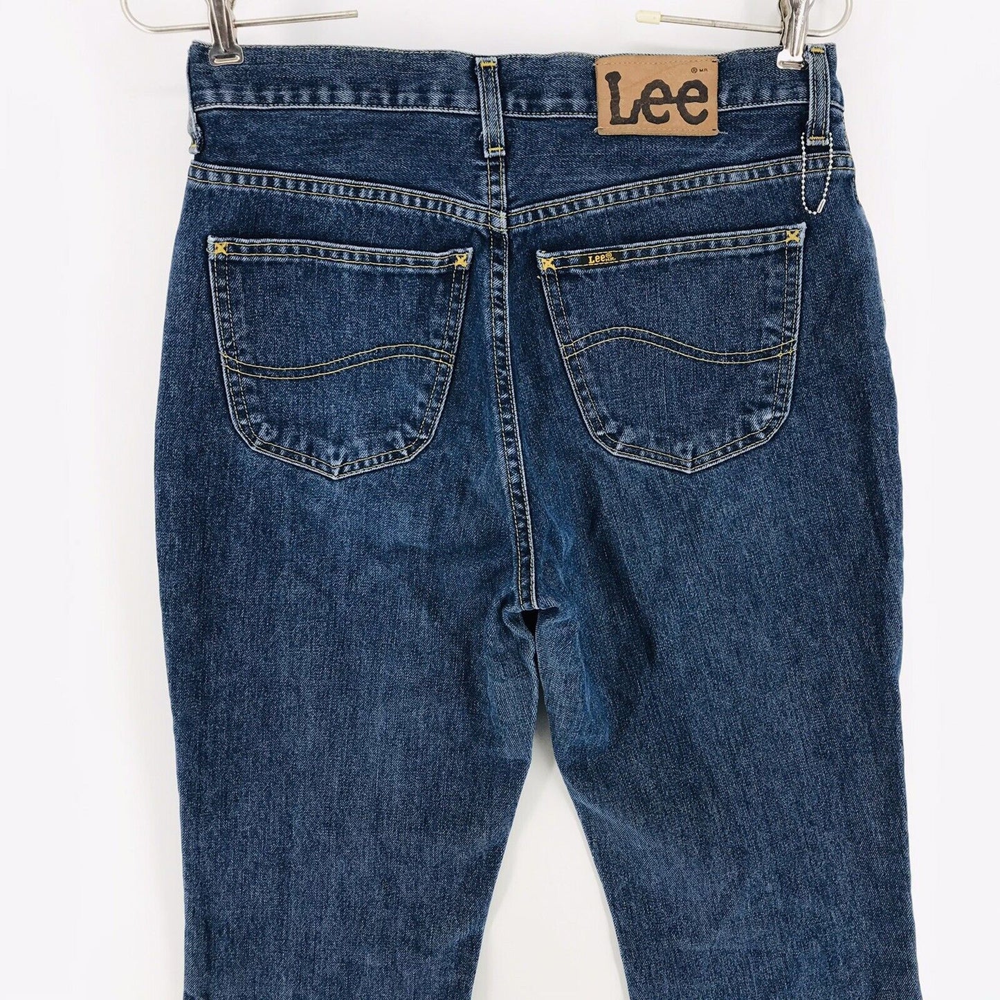 Vintage Lee Dark Blue Regular Straight Fit Jeans Size W32 L33