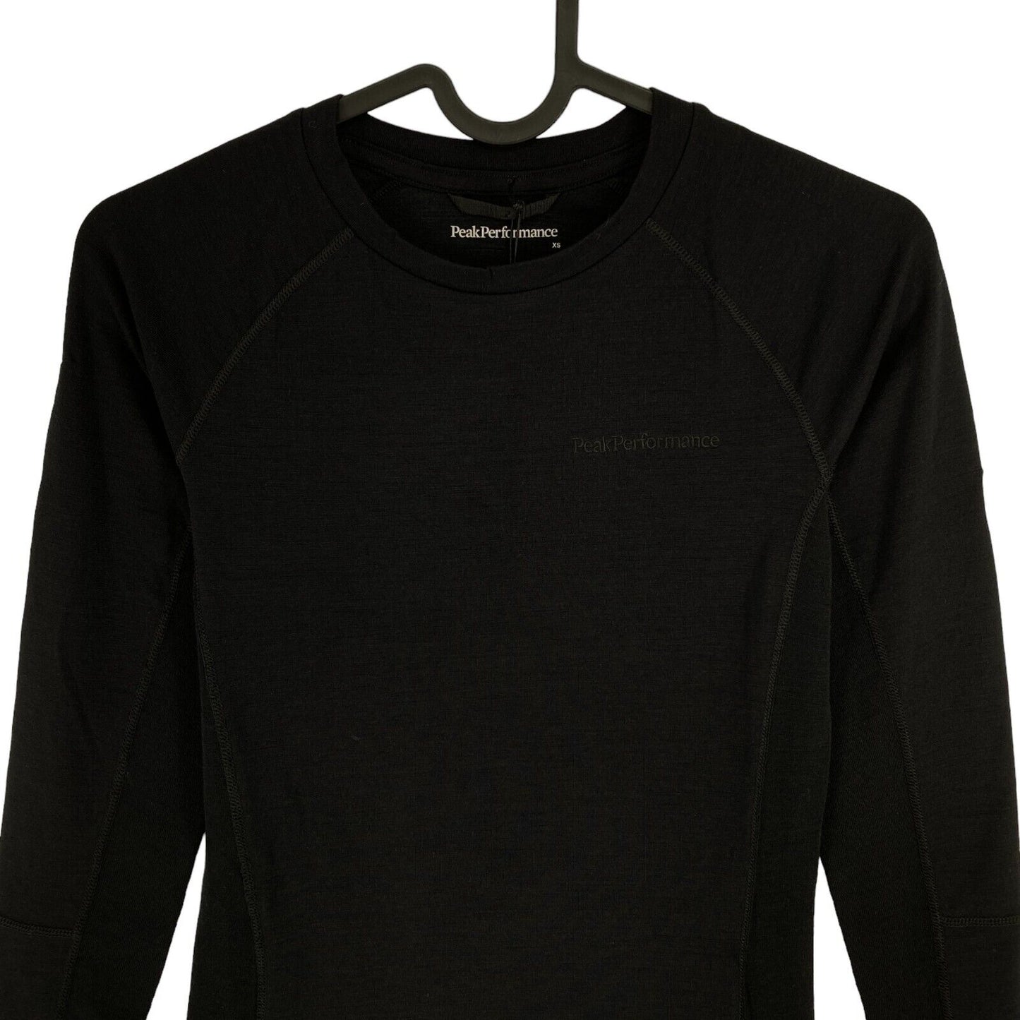 Peak Performance Women Black Magic LS Crew Neck Top Size XS