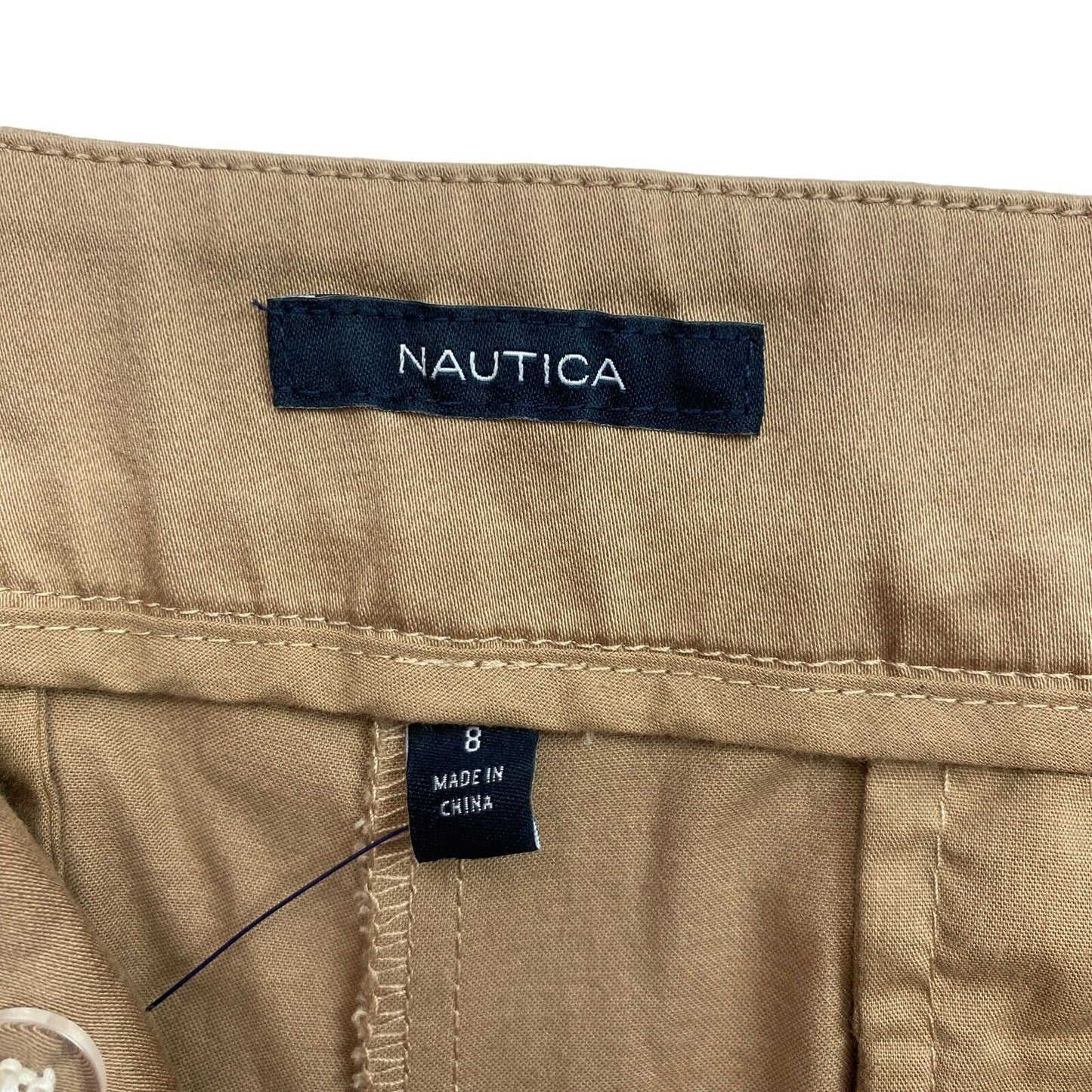 NAUTICA Brown Chino Pants Trousers Size EU 38 UK 10 US 8