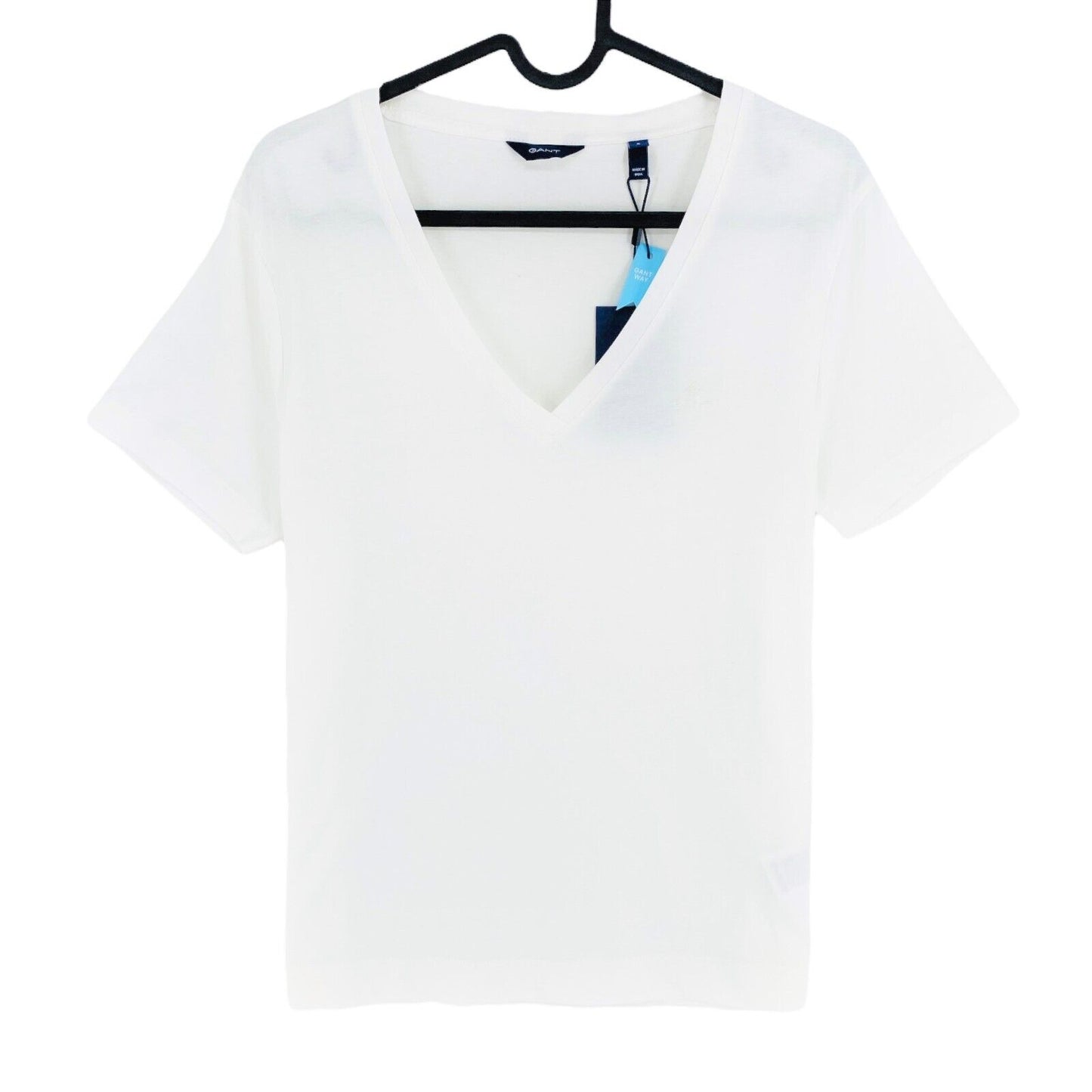 GANT T-shirt original blanc à col en V Taille S