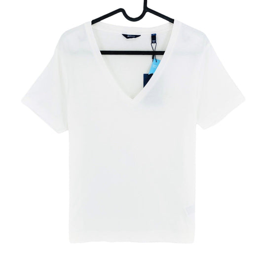 GANT T-shirt original blanc à col en V Taille S