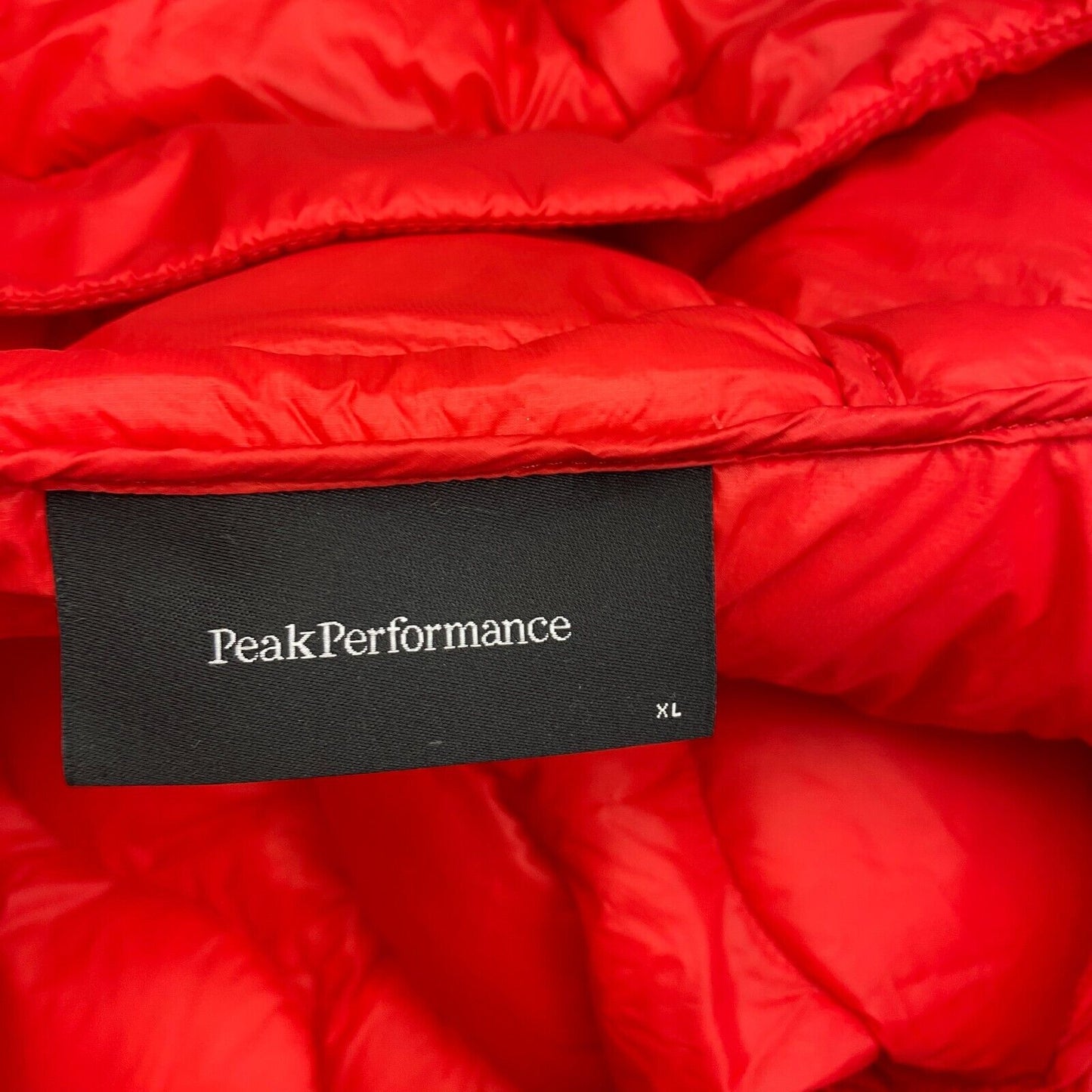 Peak Performance Men Red Helium Hood Jacket Coat Size XL