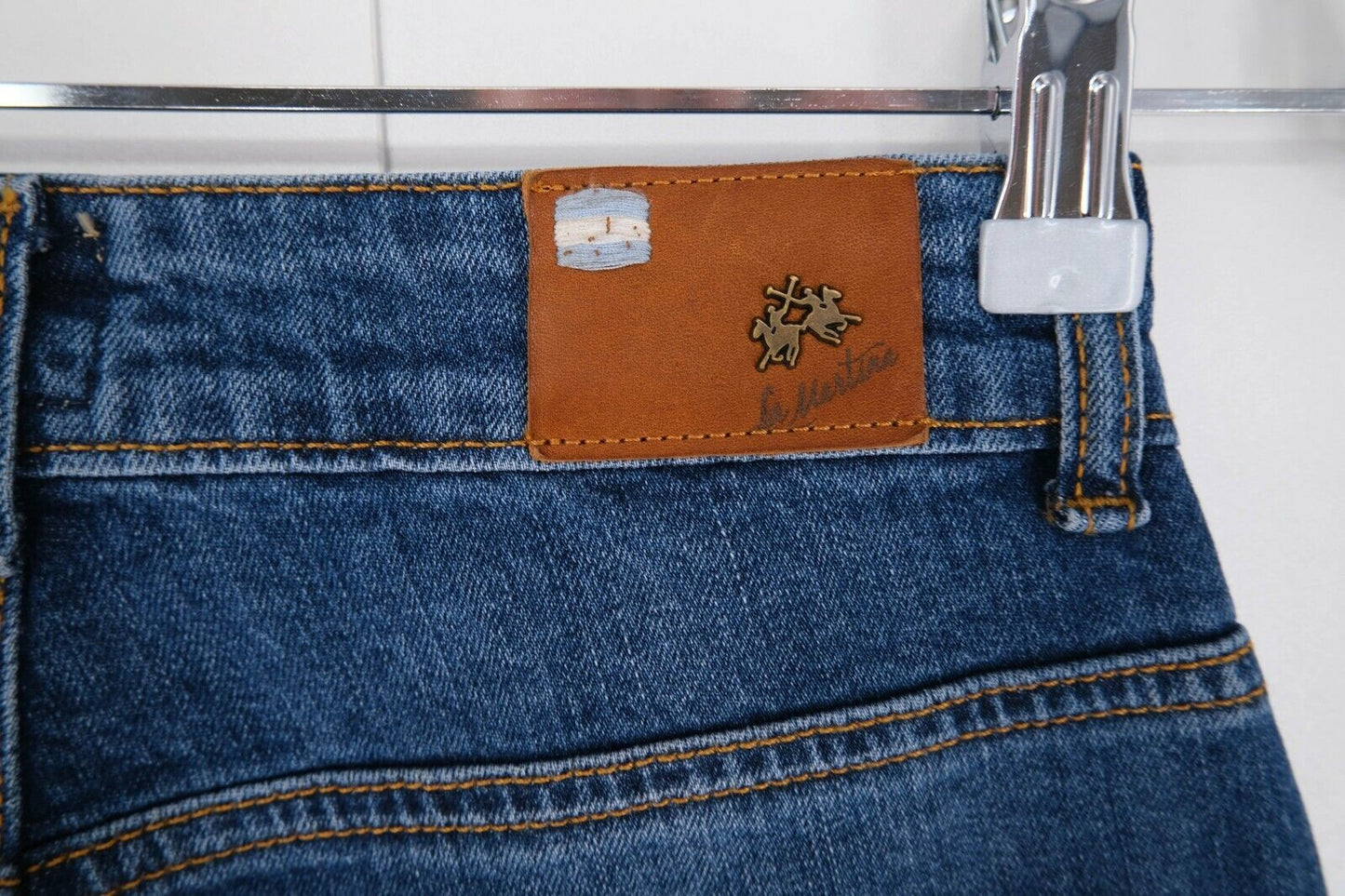 LA MARTINA Blue 5 Pockets High Waist Jeans Size 27