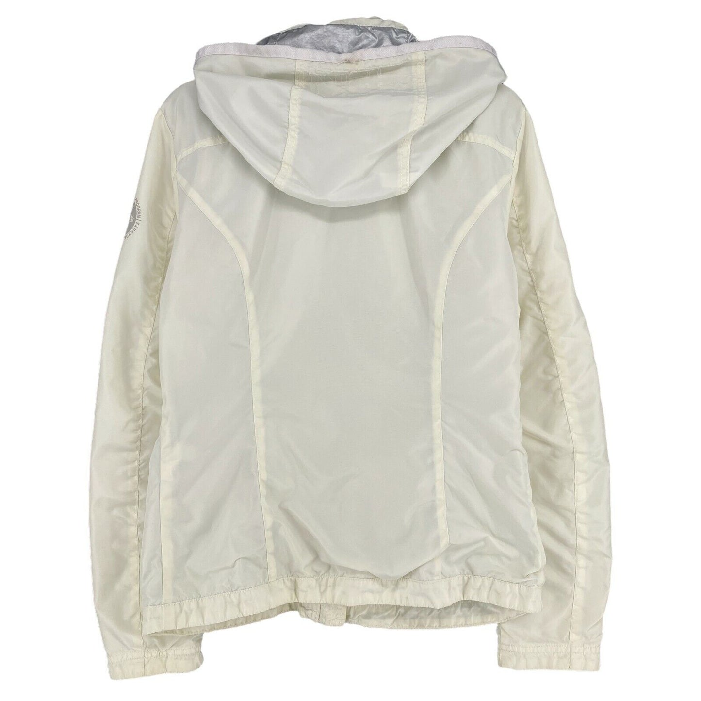 NAPAPIJRI Cream White Hooded Jacket Size M