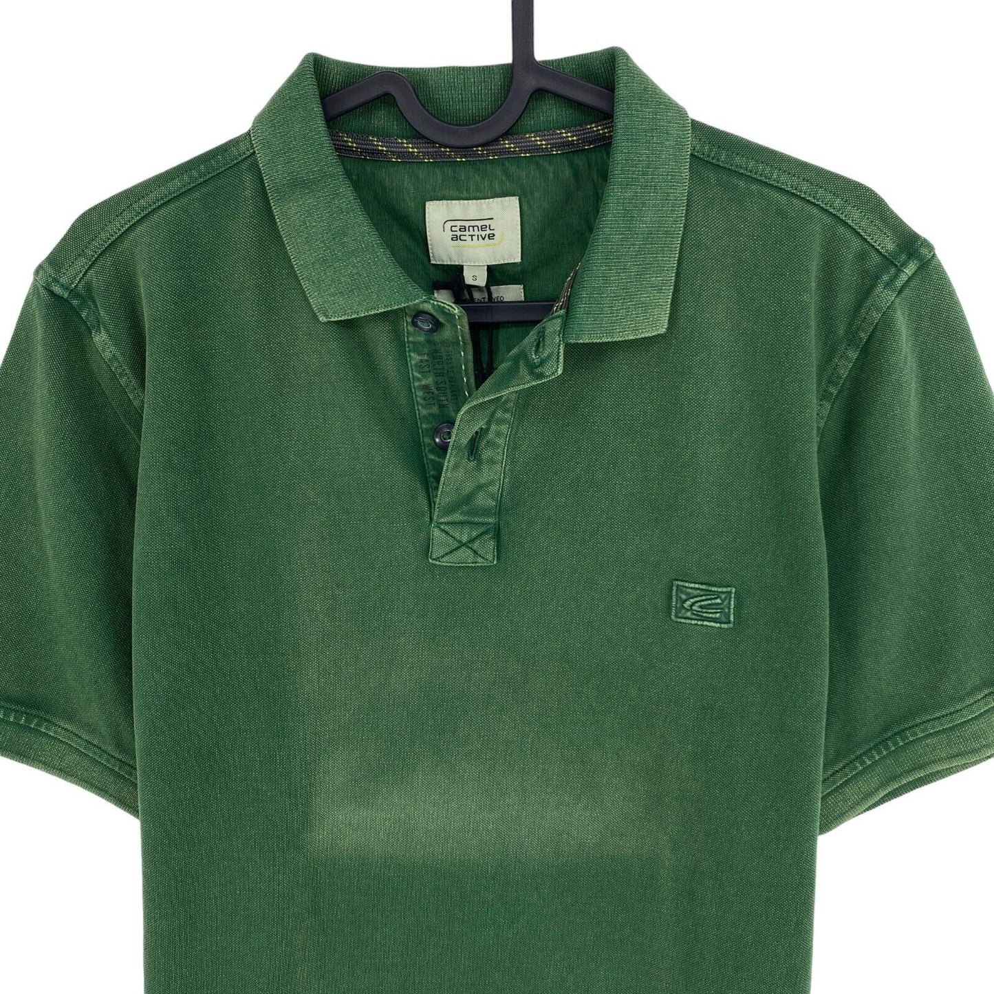 Camel Active Green Pique Polo Shirt Size S