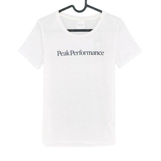 Peak Performance White Crew Neck T Shirt Size XS