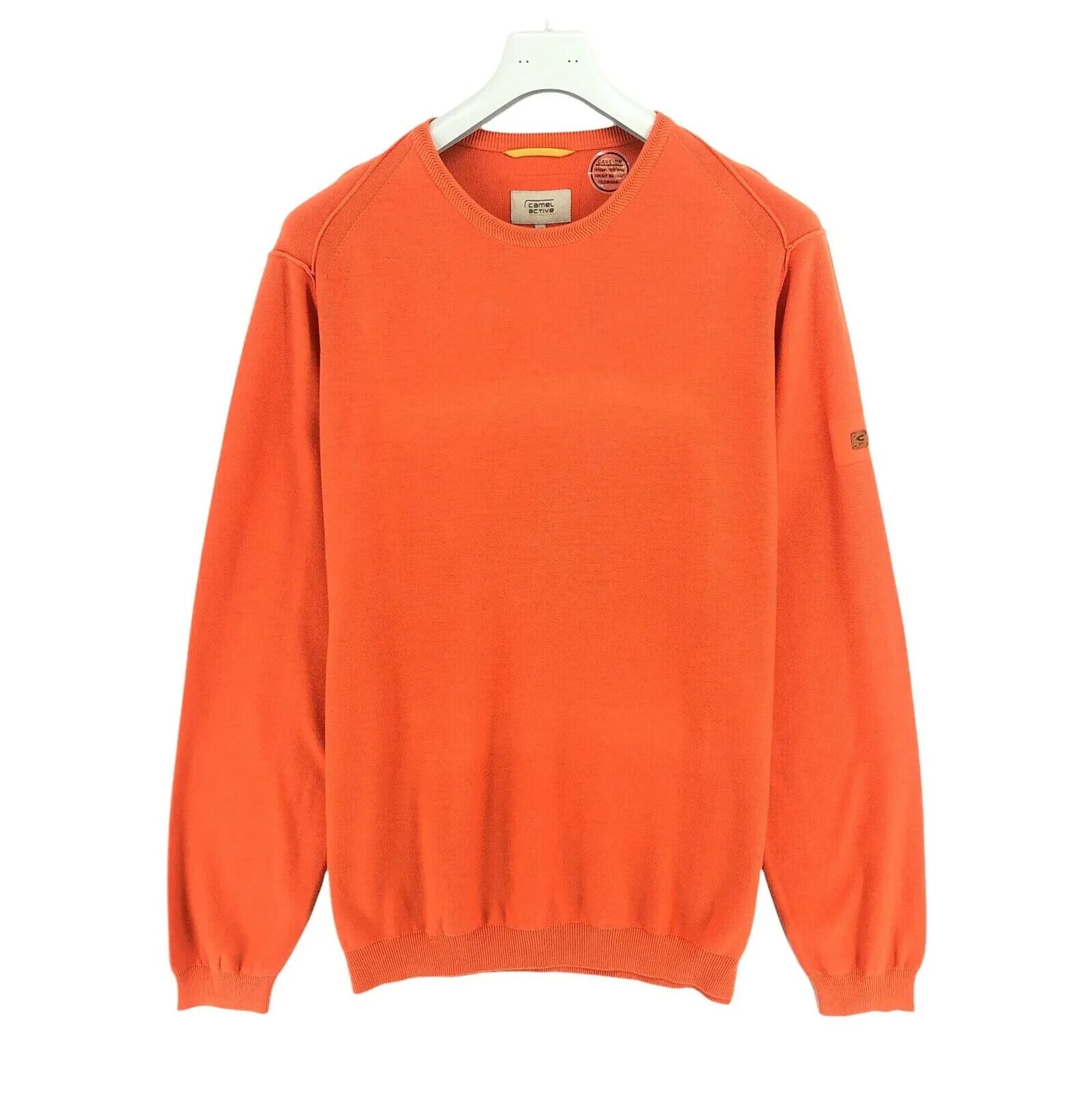 CAMEL ACTIVE Mens Orange Crew Neck Sweater Jumper Size M