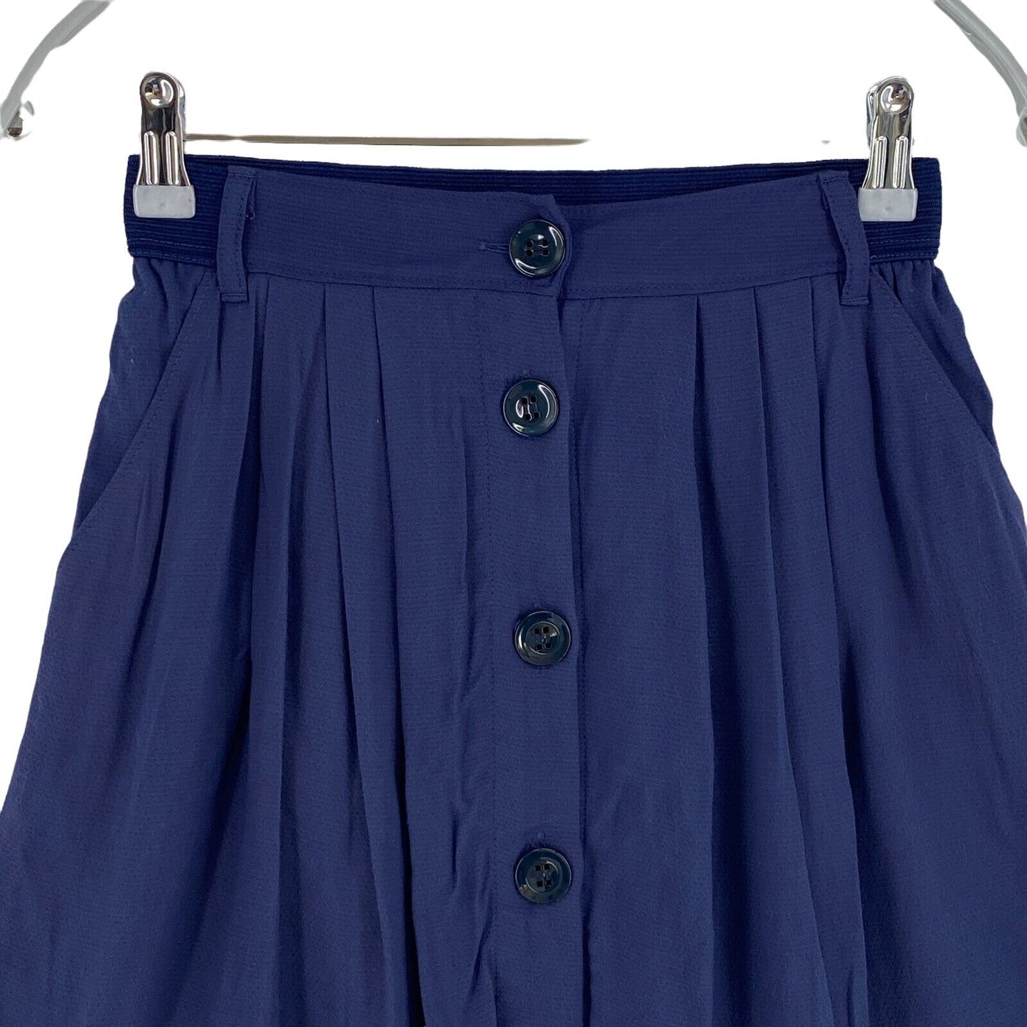 CHATTAWAK Navy Blue Flare Skirt Size EU 34 UK 6 US 4