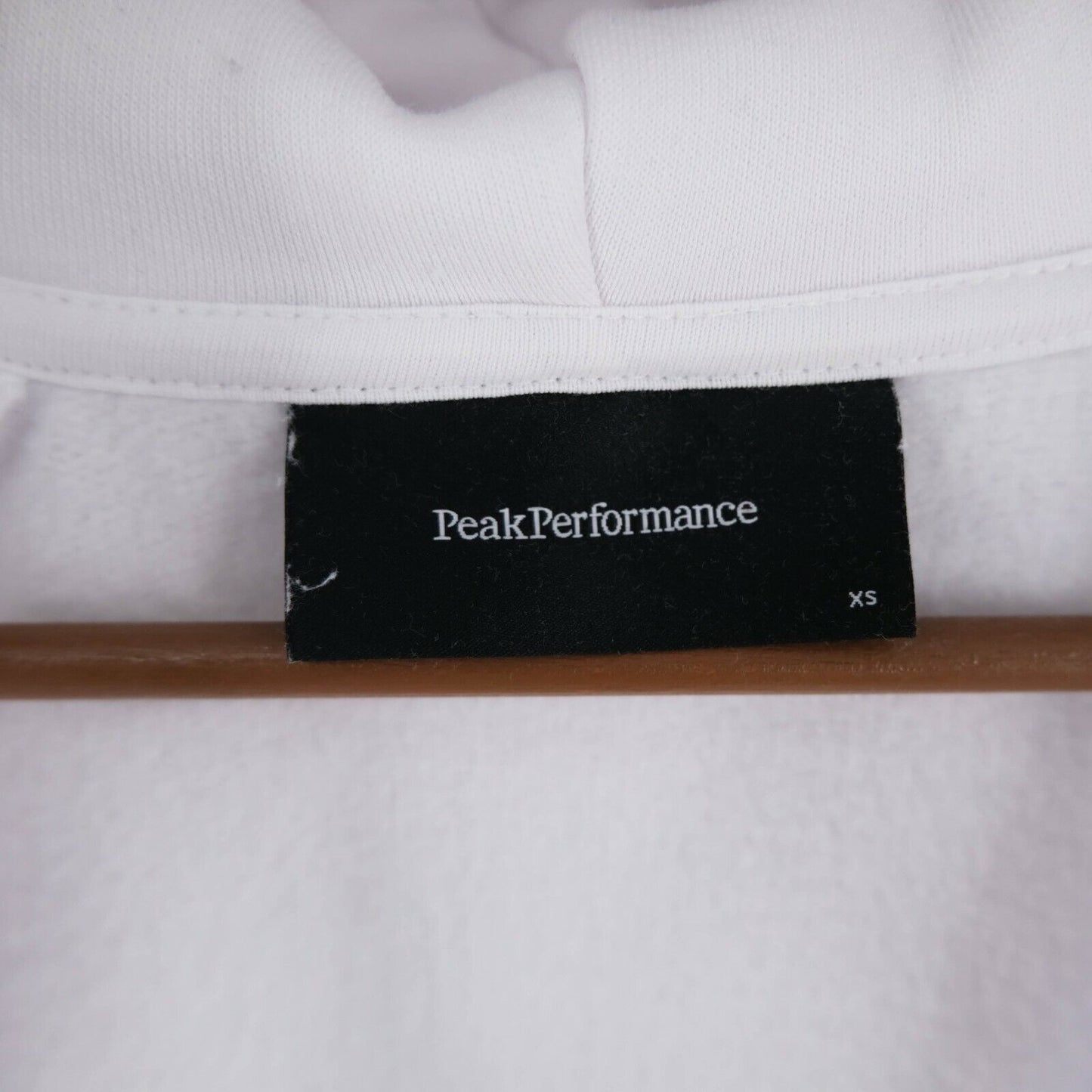 Peak Performance W Sweat Z White Full Zip Hoodie Size XS