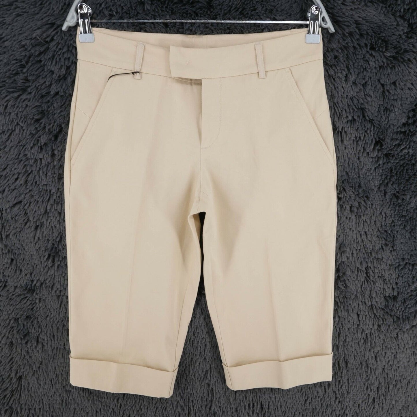 STEFANEL Hellbraune Chino-Shorts Größe EU 34 UK 4 US 2