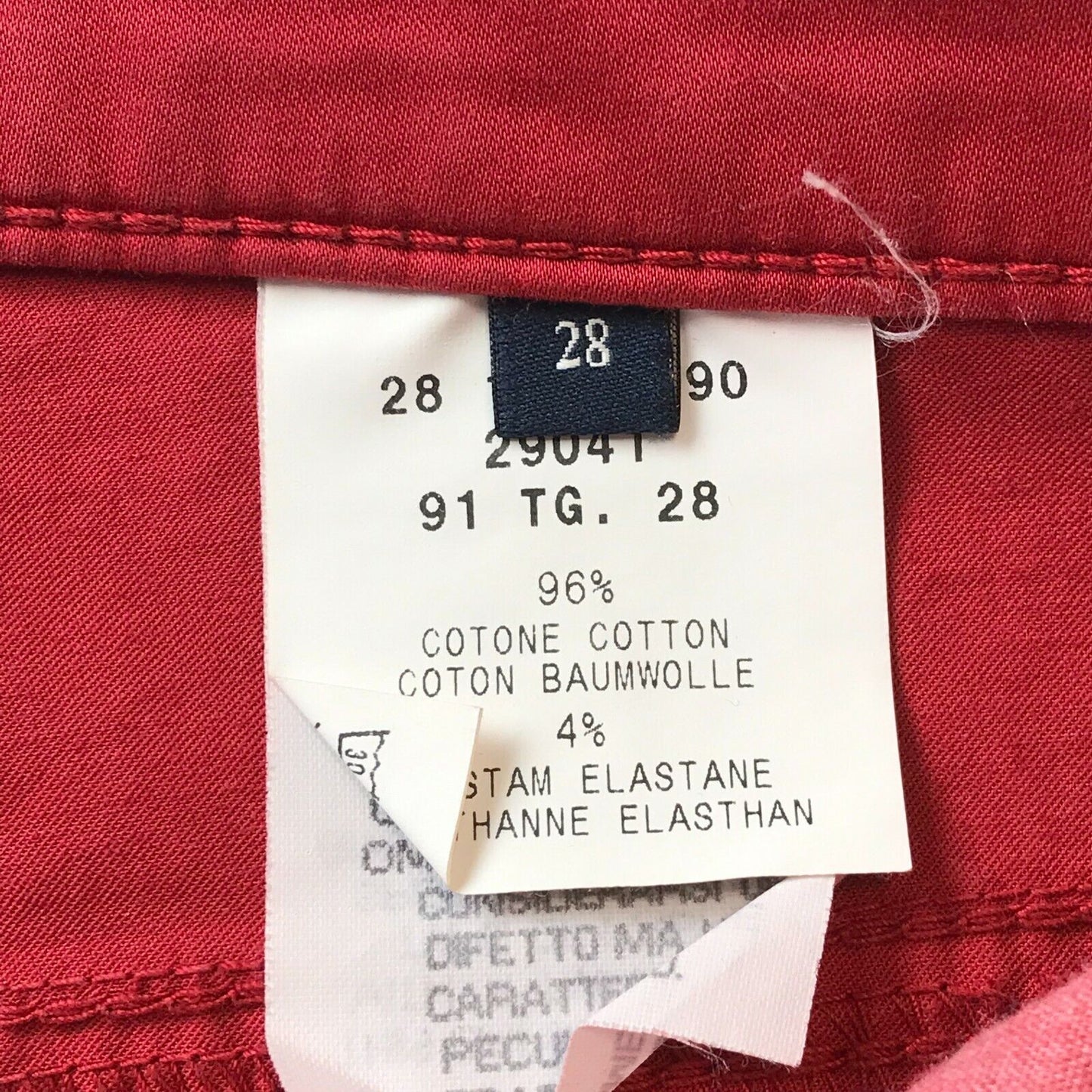 MARINA YACHTING Damen Chinohose, normale Passform, Rot, Größe W28