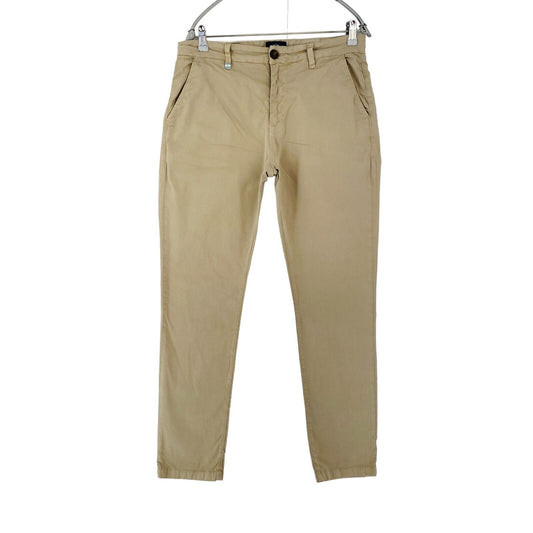 LA MARTINA Beige Mens Slim Fit Chino Trousers Size W34