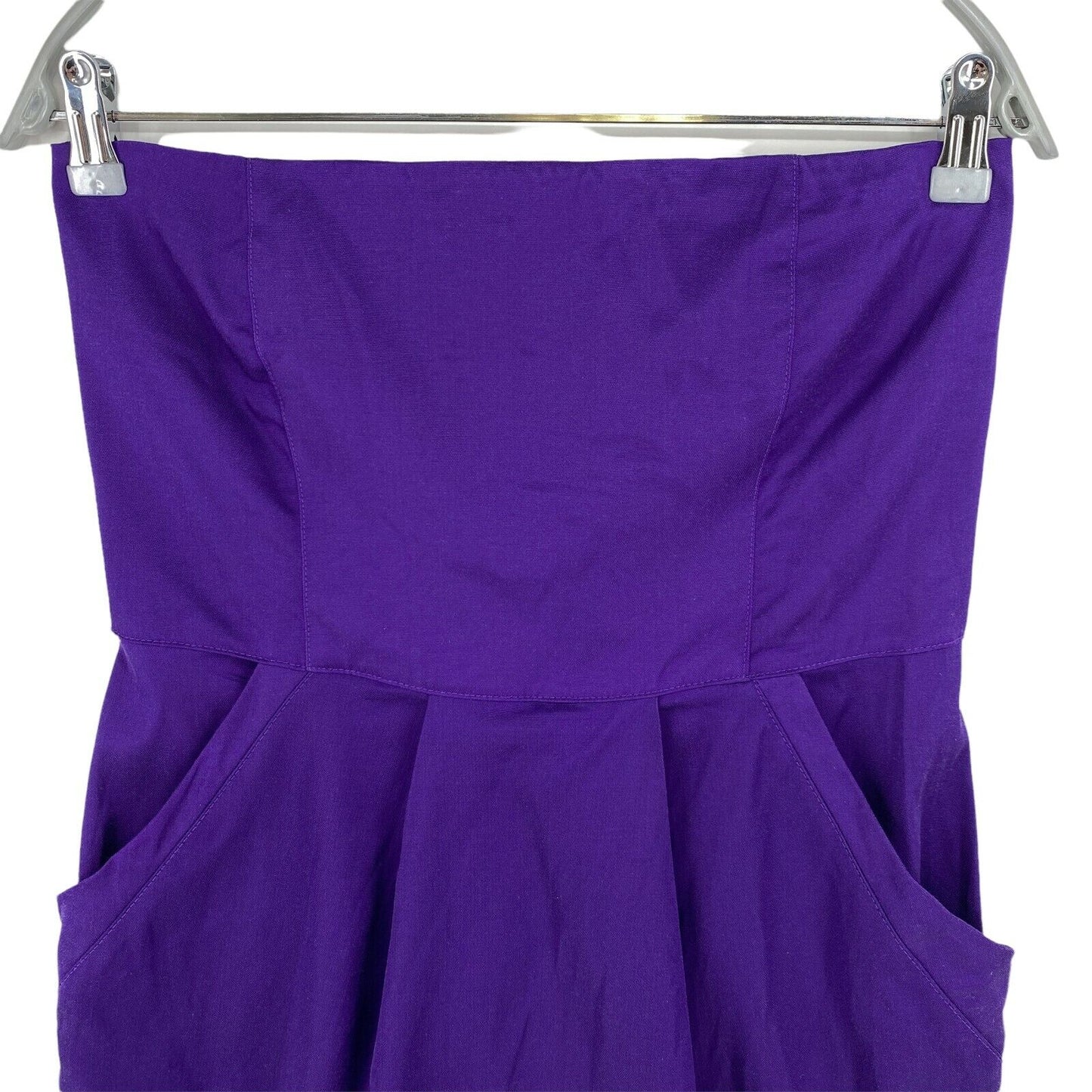 Stradivarius Purple Sleeveless Mini Dress Size L