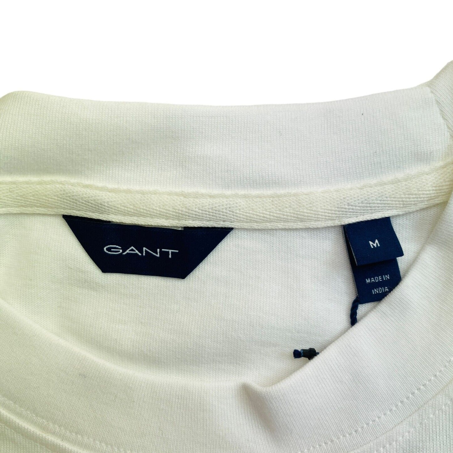 GANT White USA Graphic Oversized Long Sleeves T Shirt Size M