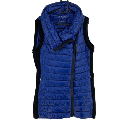 Calvin Klein Navy Blue Down Puffer Vest Waistcoat Jacket Size L