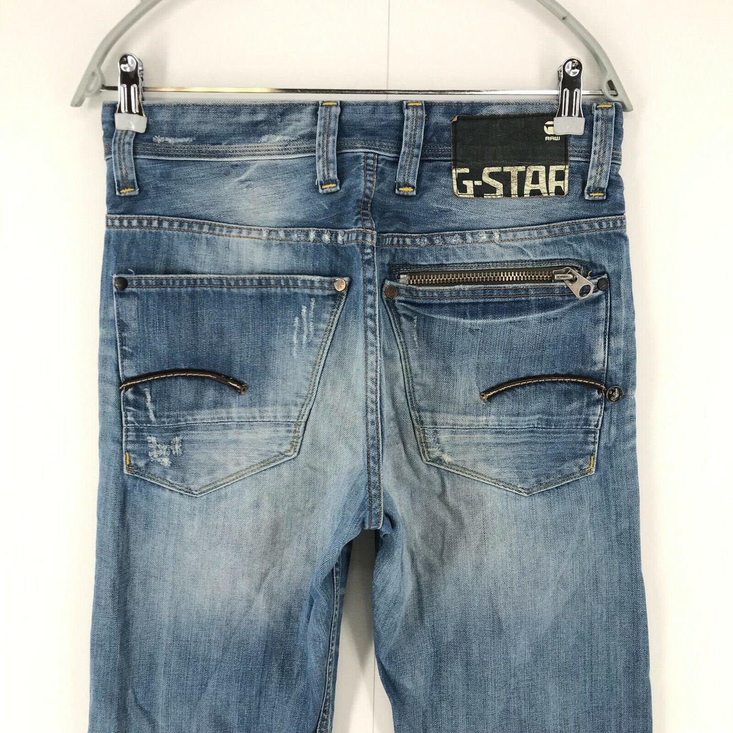 G-STAR RAW ATTACC Blue Regular Straight Fit Jeans W29 L30