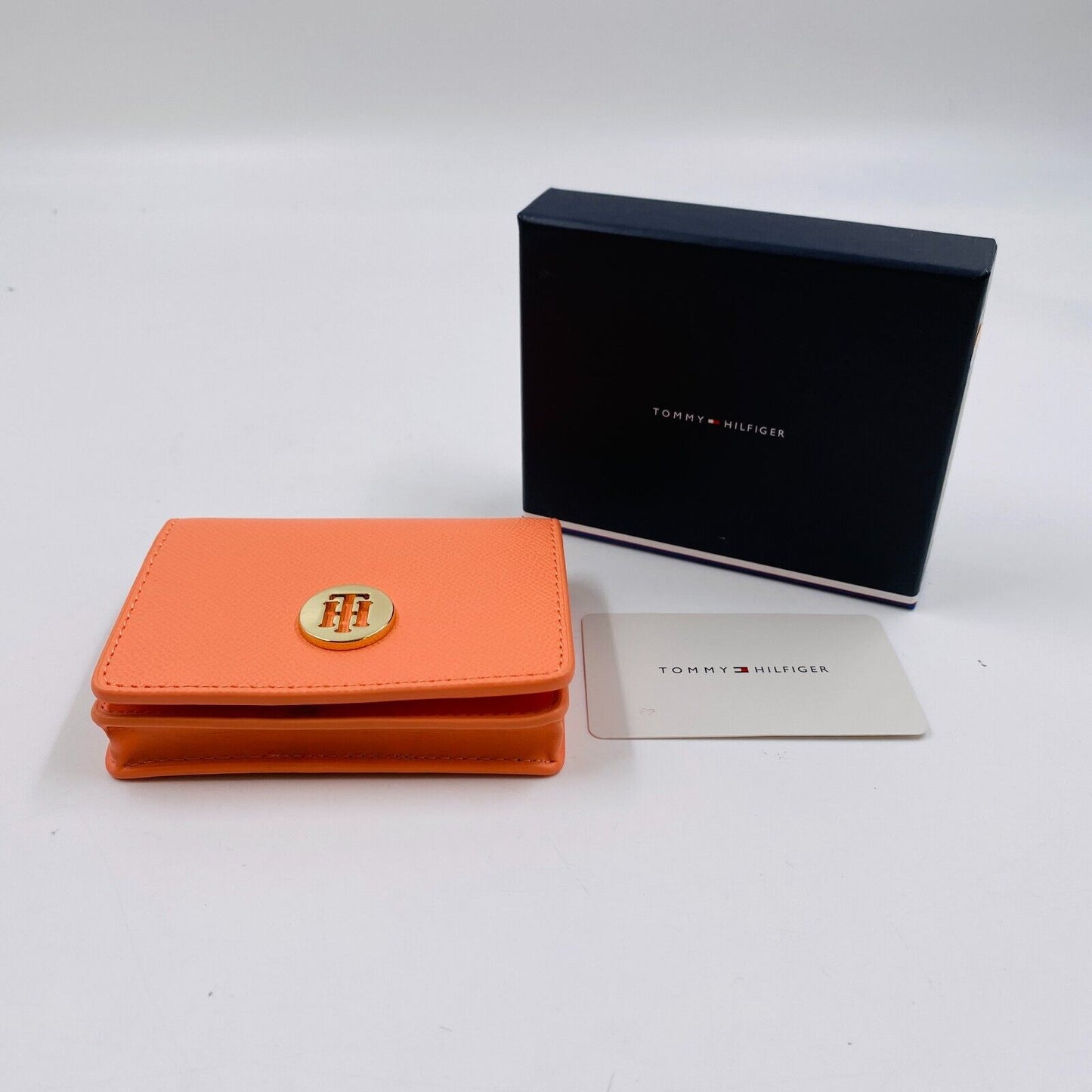 Tommy Hilfiger Women Pinkish Orange Eco Leather Wallet