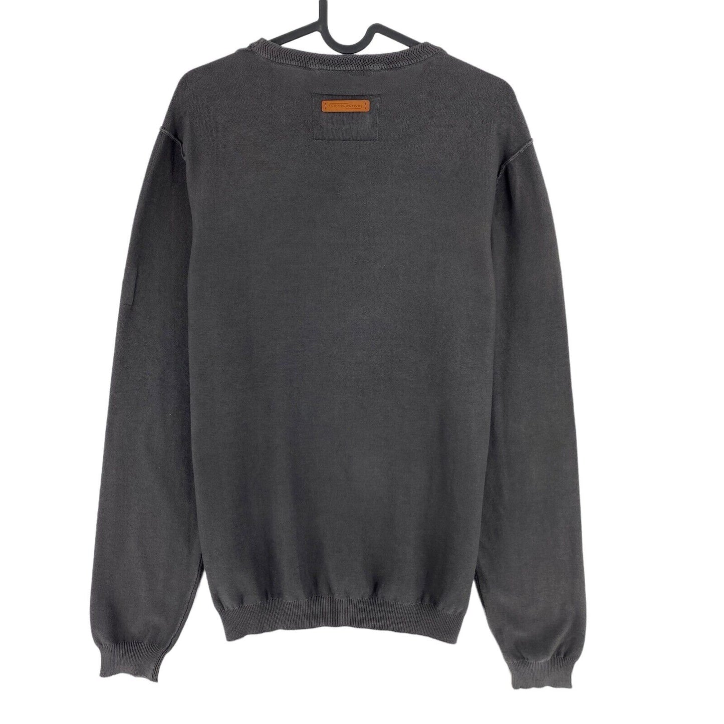 Camel Active Gris Foncé Crew Neck Pull Pull Taille XL