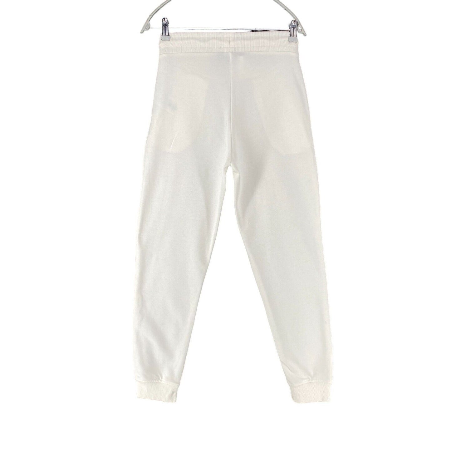 GANT Women White Regular Fit Cuffed Sweat Trousers Size S