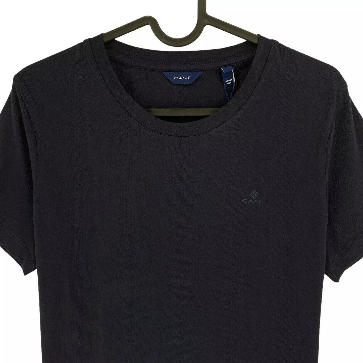 GANT Women Navy Blue Original Crew Neck T Shirt Size M