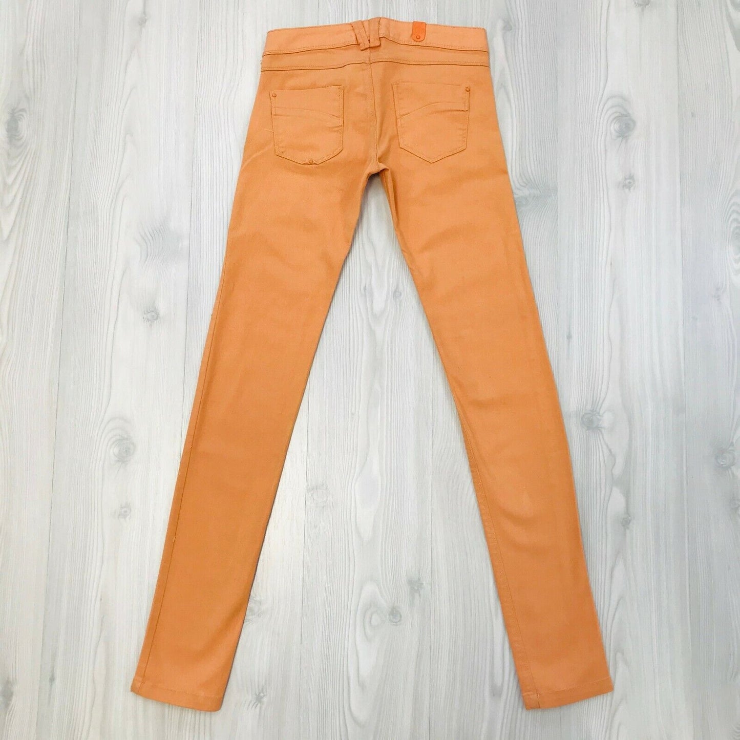 PULL&BEAR Women's Orange Slim Fit Jeans Size EUR 36 UK 8 W26