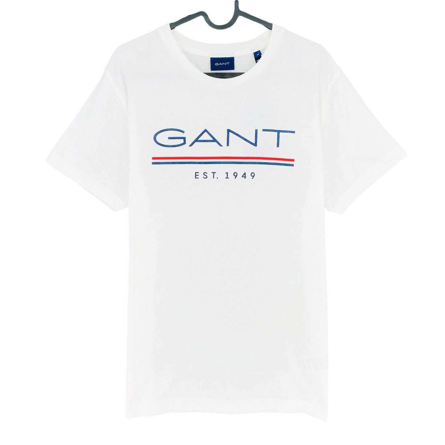 GANT White MD Est 1949 Crew Neck T Shirt Size M