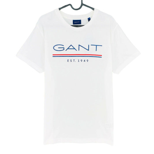 GANT White MD Est 1949 Crew Neck T Shirt Size M