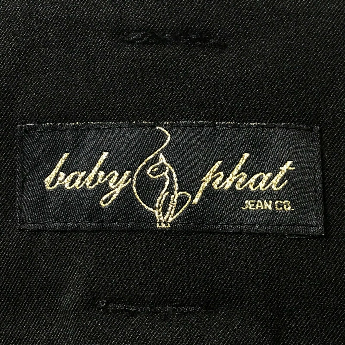 BABY PHAT Women Black Regular Bootcut Fit Trousers Size 3 W30 / 5 W31