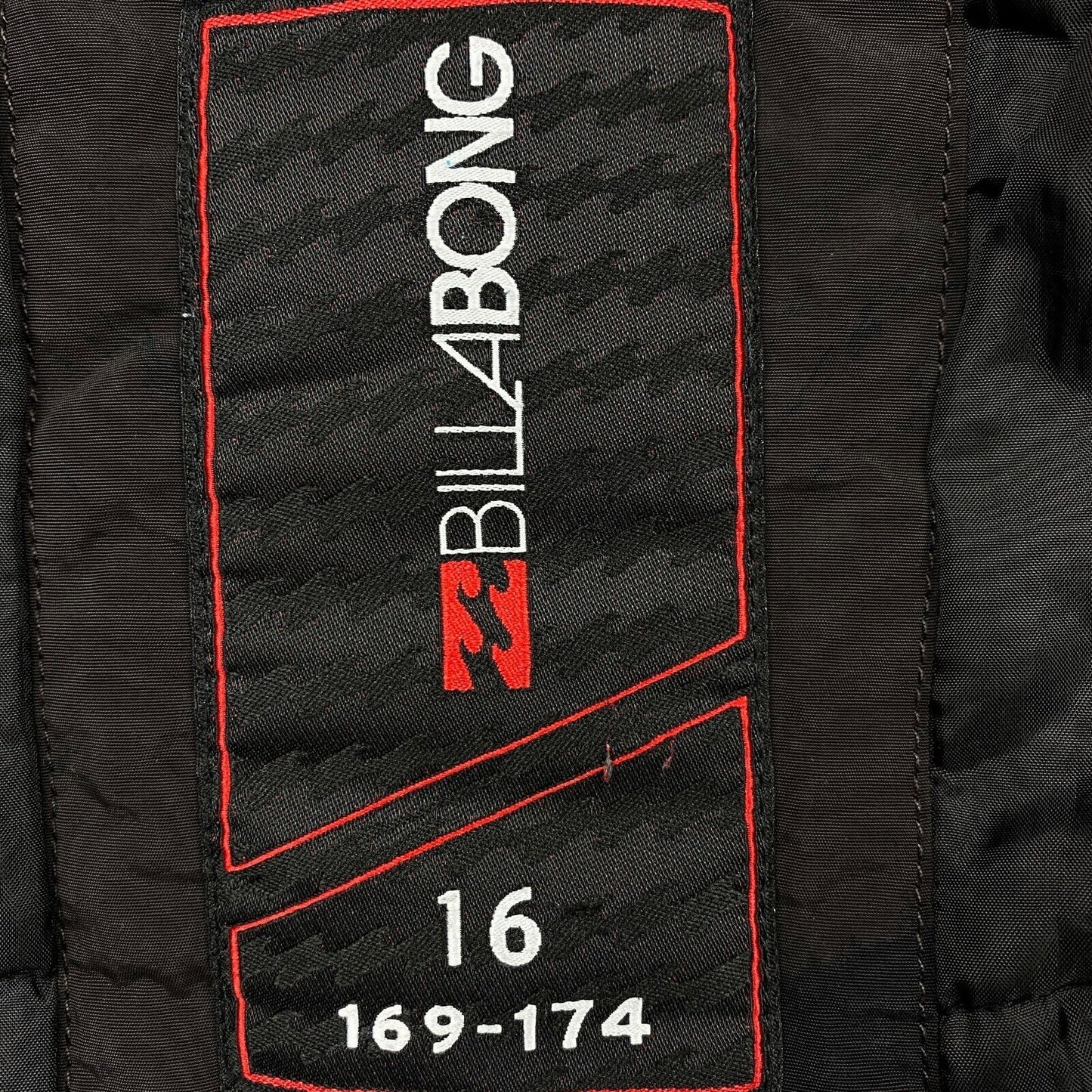 BILLABONG Dunkelbraune Kapuzenjacke Mantel Größe 16 Jahre 169-174 cm