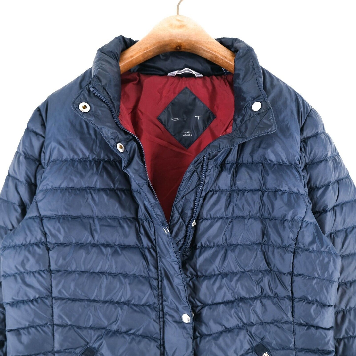 GANT Down Fill Navy Blue Padded Puffer Jacket Size S