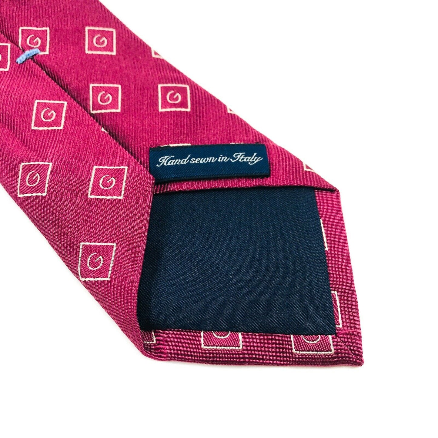 GANT Cherry Red 100% Silk Tie Made In Italy