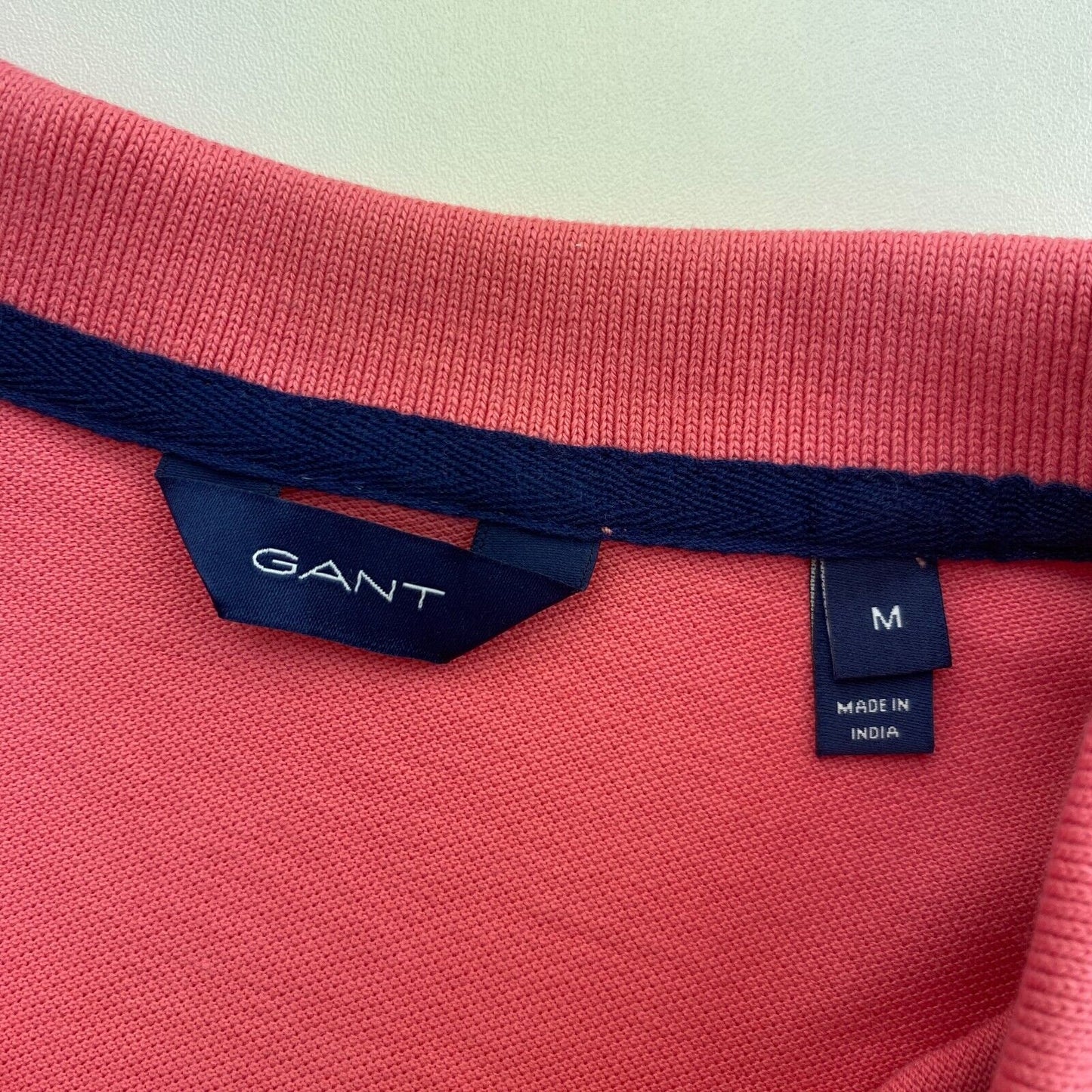 GANT Pink Original Piqué Poloshirt Größe M