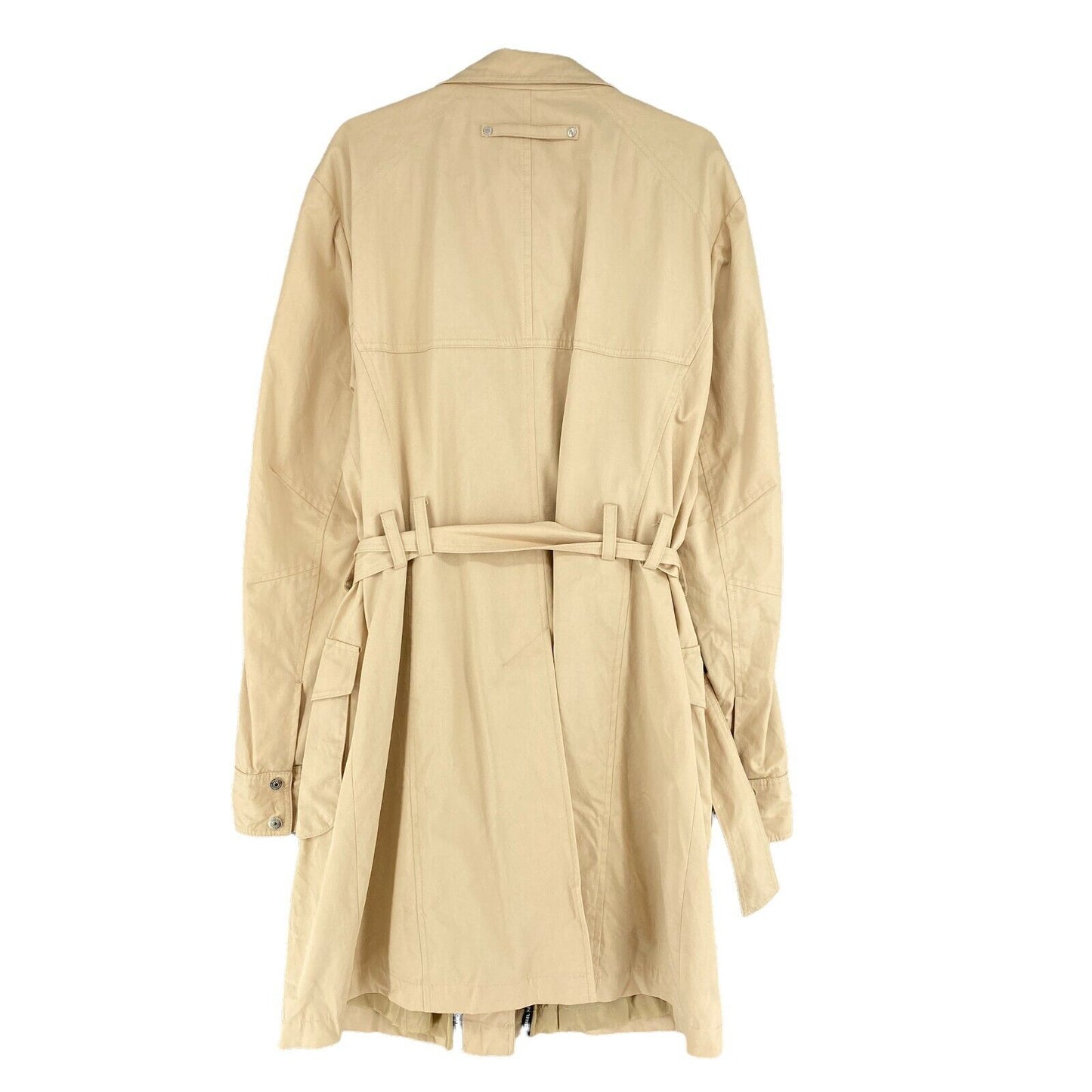 DANIEL HECHTER Beige 100% Cotton Over Coat Size IT 50 UK 20 US 18