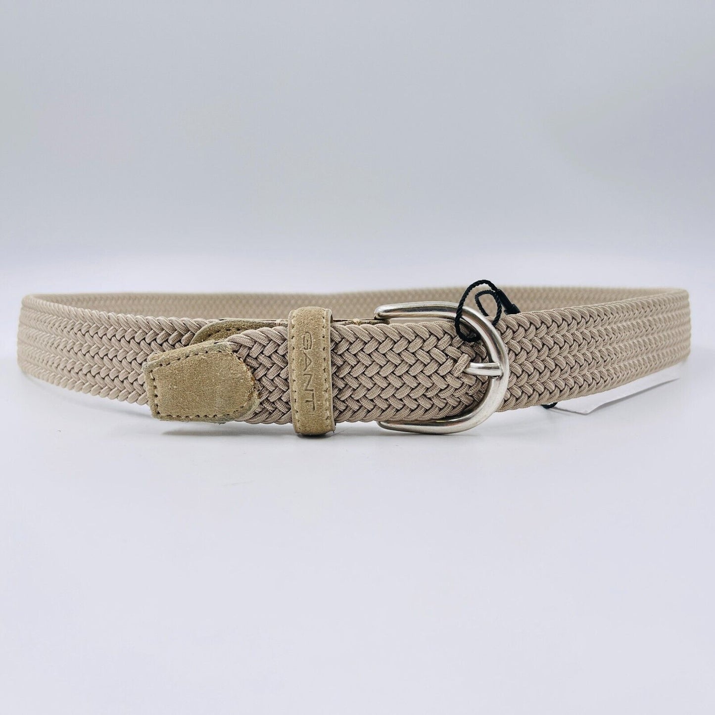 GANT Ladies Beige Elastic Stretchy Braid Belt Size 85 cm 34 in.