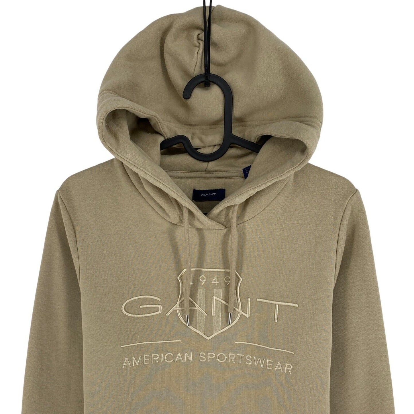 GANT Graubraun Tonal Archive Shield Kapuzenpullover Pullover Pullover Größe S