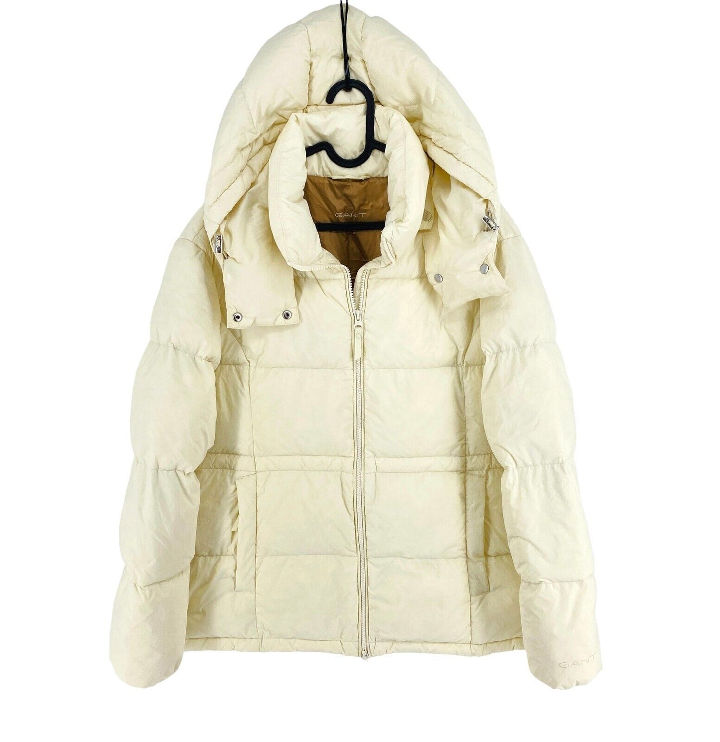 GANT Doudoune mi-longue à capuche beige taille M