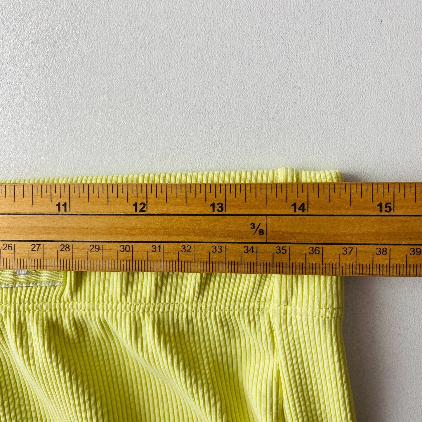 CALVIN KLEIN Yellow Straight Fit Cord Skirt Size M