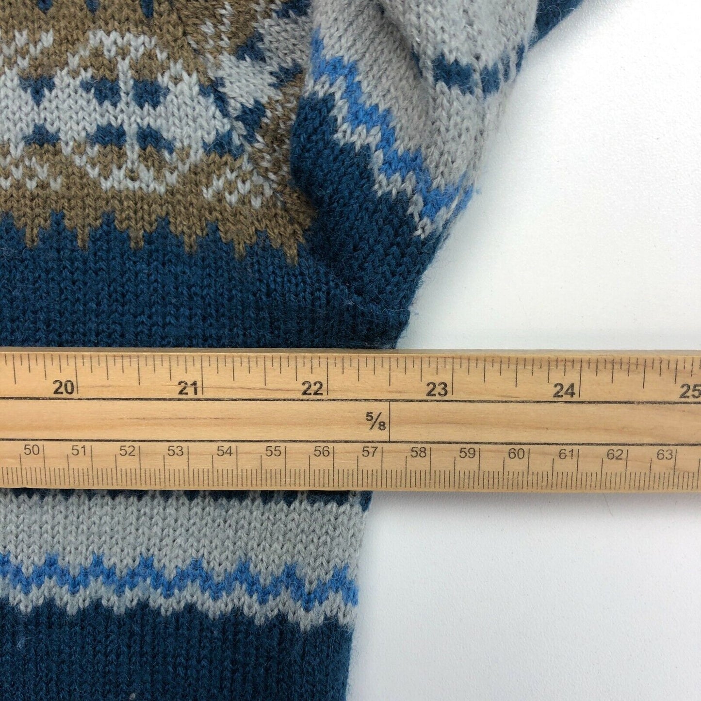 Cosby Vintage Retro 90s LIV Blue Cardigan Jumper Size XL